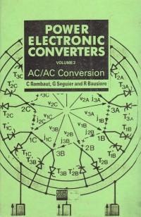 Power Electronic Converters : AC/AC Conversion Vol.2