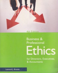 Business & Profesional Ethics for Directors, Executives, & Accountants