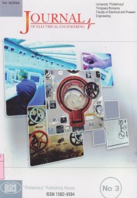 JOURNAL OF ELECTRICAL ENGINEERING Vol. 16 (3) 2016
