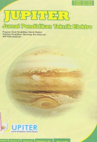 Jupiter : Jurnal Pendidikan Teknik Elektro Vol. 1 (1) 2016