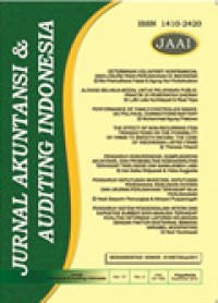 Jurnal Akuntansi dan Auditing Indonesia Vol. 22 (1) 2018