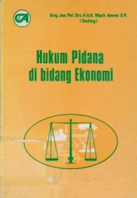 Hukum Pidana di Bidang Ekonomi