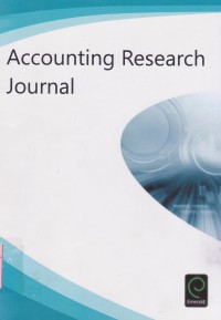 Accounting Research Journal Vol. 26 (1) 2013