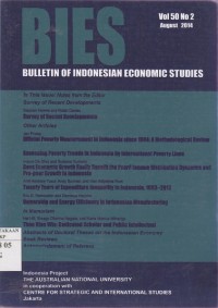 BIES : Bulletin of Indonesian Economic Studies Vol. 50 (2) 2014