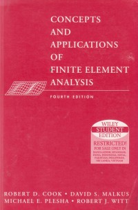 Concepts and Applications of Finite Element Analysis Ed. 4