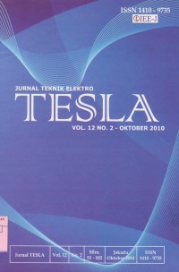 Jurnal Teknik Elektro: Tesla Vol. 12 (2) 2010