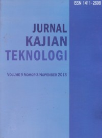 Jurnal Kajian Teknologi: Vol.9 (3) 2013