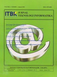 ITBK: Jurnal Teknologi Informatika Vol. 3 (1) Januari 2011