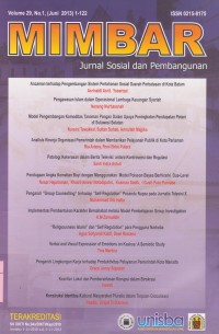 Mimbar: Social and Development Journal Vol.32 (1) 2016