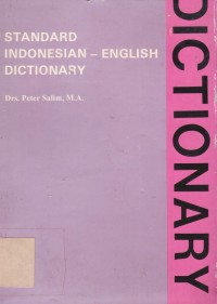 Standard Indonesian-English Discionary