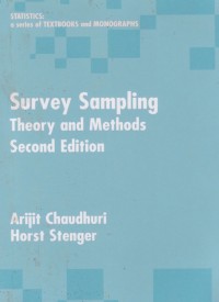 Survey Sampling Theory and Methods: Second Edition