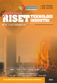 Jurnal Riset Teknologi Industri Vol. 14 (1) 2020